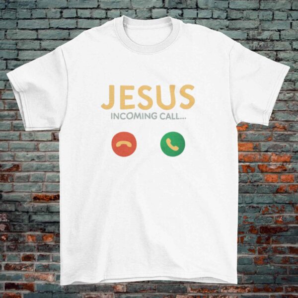 "Jesus Is Calling" – Christian Graphic Tee - Image 2