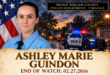Officer Ashley Marie Guindon of Prince William County Police, End of Watch February 27, 2016