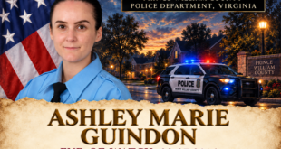 Officer Ashley Marie Guindon of Prince William County Police, End of Watch February 27, 2016