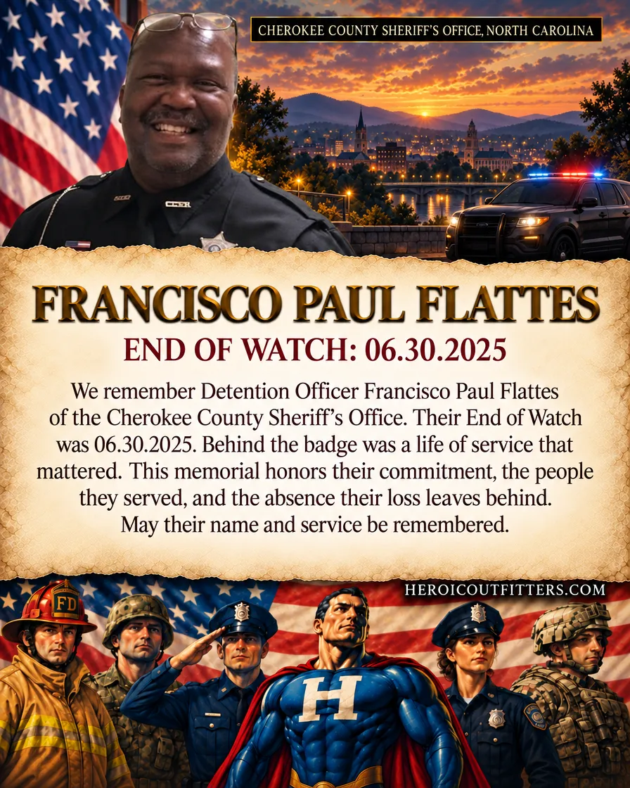 Detention Officer Francisco Paul Flattes, Cherokee County Sheriff's Office, End of Watch 2025-06-30