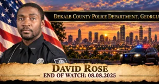 Police Officer David Rose, DeKalb County Police Department, End of Watch 2025-08-08