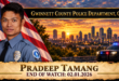 Police Officer Senior Pradeep Tamang, Gwinnett County Police Department, End of Watch 2026-02-01