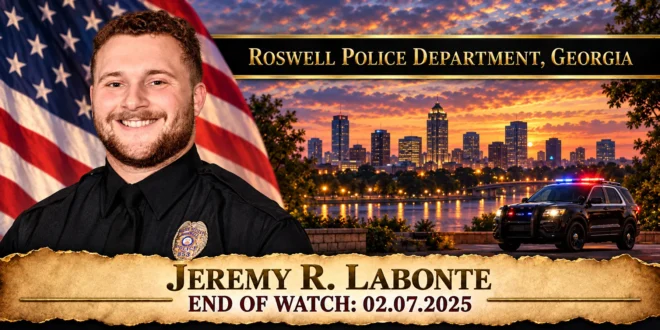 Police Officer Jeremy R. Labonte, Roswell Police Department, End of Watch 2025-02-07