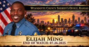 Deputy Sheriff Elijah Ming, Wyandotte County Sheriff's Office, End of Watch 2025-07-26