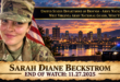 Specialist Sarah Diane Beckstrom, United States Department of Defense - Army National Guard - West Virginia Army National Guard, End of Watch 2025-11-27