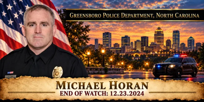 Police Officer Michael Horan, Greensboro Police Department, End of Watch 2024-12-23