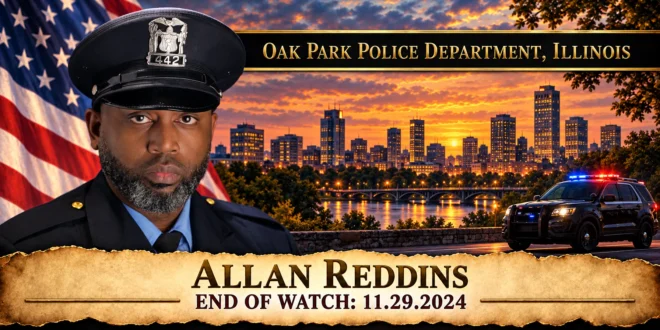 Detective Allan Reddins, Oak Park Police Department, End of Watch 2024-11-29