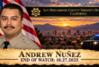Deputy Sheriff Andrew Nuñez, San Bernardino County Sheriff's Department, End of Watch 2025-10-27