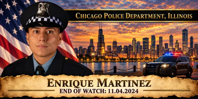 Police Officer Enrique Martinez, Chicago Police Department, End of Watch 2024-11-04