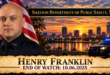 Police Officer Henry Franklin, Sikeston Department of Public Safety, End of Watch 2025-10-06