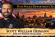 Sergeant Scott William Heimann, Hays Police Department, End of Watch 2025-09-28