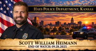 Sergeant Scott William Heimann, Hays Police Department, End of Watch 2025-09-28