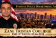 Police Officer Zane Tristan Coolidge, Phoenix Police Department, End of Watch 2024-09-06