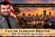 Investigator Taylor Jaimeson Bristow, Carroll County Sheriff's Office, End of Watch 2024-08-23