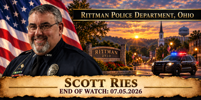 Sergeant Scott Ries, Rittman Police Department, End of Watch 2026-07-05