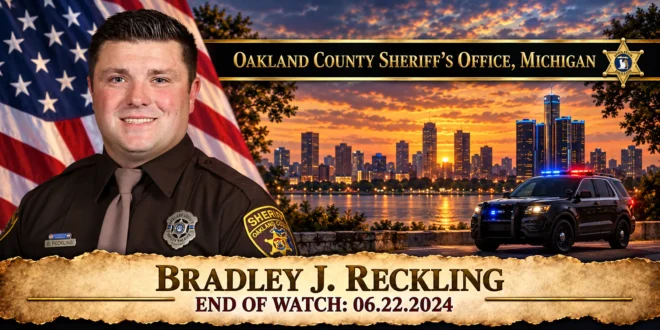 Deputy Sheriff Bradley J. Reckling, Oakland County Sheriff's Office, End of Watch 2024-06-22