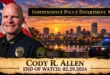 Officer Cody R. Allen, Independence Police Department, End of Watch 2024-02-29
