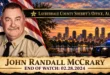 Deputy Sheriff John Randall McCrary, Lauderdale County Sheriff's Office, End of Watch 2024-02-28