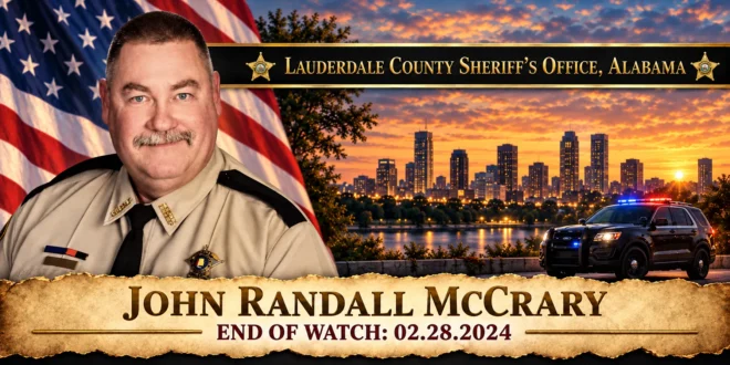 Deputy Sheriff John Randall McCrary, Lauderdale County Sheriff's Office, End of Watch 2024-02-28