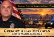 Deputy Sheriff Gregory Allan McCowan, Blount County Sheriff's Office, End of Watch 2024-02-08