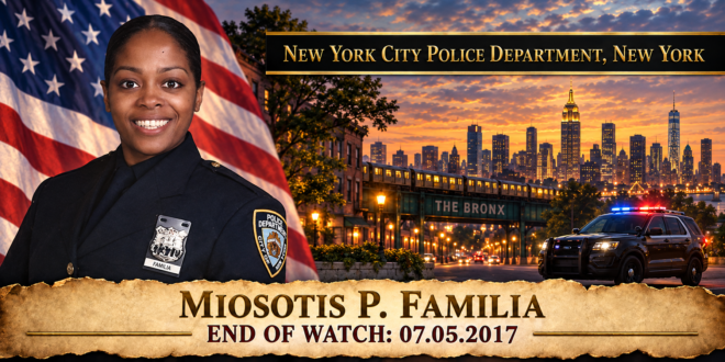 Detective First Grade Miosotis P. Familia, New York City Police Department, End of Watch 2017-07-05