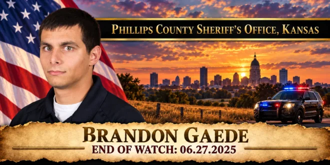 Undersheriff Brandon Gaede, Phillips County Sheriff's Office, End of Watch 2025-06-27